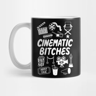 Cinematic Bitches T-Shirt (white) Mug